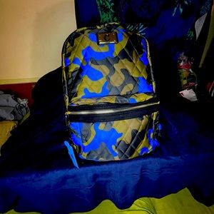 COPY - Cookies ~ V3 Quilted Backpack. Two Colors 1. Blue Camo 2. Red Camo